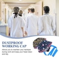 thumbnail image 2 of MasteelfCA 2pcs Dustproof Working Operating Room Hats Adorable Tie Back Hat Turbans, 2 of 8