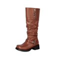 thumbnail image 2 of Tawop Boots for Women Knee High Chunky Low Heel Round Toe Winter Boots, 2 of 9