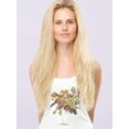 thumbnail image 2 of End Of Season Bouquet I Racerback Tank Women -Grace Popp Designs, Female Large, 2 of 4