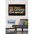 thumbnail image 2 of DaVid Bowman - John 3:16 Wall Poster, 22.375" x 34", Framed, 2 of 2