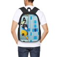 thumbnail image 4 of Balery French Bulldog Dog in a Bathtub Mochila para hombre y mujer - Tela Oxford 600D resistente - Gran capacidad, resistente al agua, ideal para la escuela, viajes y senderismo, 4 of 6
