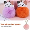 thumbnail image 3 of Billuyoard Fuzzy Ball Llavero Llaveros Multifuncional Multi-colores Llaveros Mujeres para Niños Adultos Ancianos Estudiantes Rosa 9 cm Type1 NO1, 3 of 6