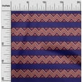thumbnail image 1 of oneOone Tissu en Coton Flex Imprimé Floral & Chevron BTY 40 Pouces de Large, 1 of 1