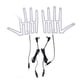 thumbnail image 1 of Ropa de Deporte 1 par de calentadores térmicos de manos de 5 V para zapatos, guantes, almohadillas (DC 1 a 1 cable), 1 of 5