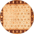 thumbnail image 1 of Ahgly Company Indoor Round Persian Orange Traditional Area Rugs, 4' Round, 1 of 1