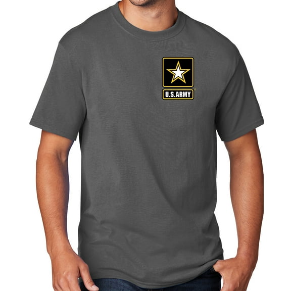 Men's United States Army T-shirt, 5XL Charcoal Gray