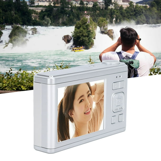 Cámara Compacta, Cámara Digital 4K Pantalla IPS HD Dual Zoom óptico 10x Enfoque Automático Cámara Digital Compacta Retro Con Lente Telescópica Para Fotografía De Viajes