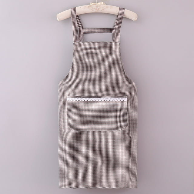 Delantal De Lona De Verano, Ropa De Trabajo Transpirable, Moda Para Adultos, Tirantes Ajustables Bolsillos Espaciosos, Dise O Elegante, Para Uso Dom Stico Y Artesanal, Protecci N Duradera