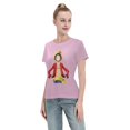 thumbnail image 4 of Women's Basic Short Sleeve T-Shirt One Piece Luffy, 4 of 6