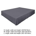 thumbnail image 5 of Mdesiwst Solid Color Queen Bed Skirt Easy Fitting 14-inch Tailored Drop Shrinkage & Fade Resistant Soft Bedding Queen Bed Skirt with Hotel Quality for Bedroom Dormitory Hotel, 5 of 7