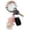 Pink, variant on Beaded Keychain with Tassel, Silicone Key Ring Bracelet, Cute Boho Car Key Chain Wristlet for Women[w34691]