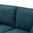 thumbnail image 5 of Modern Sofa for Living Room, 61" Mid-Century Boucle Fabric Tufted Upholstered Loveseat Sofa with Nails and Armrests, 2 Seater Couch Furniture for Living Room Apartment Home Office, Lake Green, 5 of 7