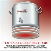 CONCORD Stainless Steel S Series Insulated Double Wall Stock Pot (20 Quart)