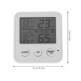 thumbnail image 2 of Shisuyan Electronic Room Humidity Checker Black 1Pcs 3.5X3.3X0.8In, 2 of 8