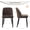 Linen | Brown | 2 Pcs, variant on Set of 2 Upholstered Dining Chairs – Modern Linen Chairs with Thick Cushions, Wooden Legs, 300 Lbs Capacity, for Kitchen, Dining Room & Living Room, Beige