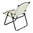 thumbnail image 6 of Tookss Portable Folding Camping Chair, Directors' Chair With Compact Size, 280lbs Load-bearing Capacity Lawn Chair For Camping, Lawn, Sports, Fishing, 6 of 9