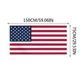 thumbnail image 2 of Chmadoxn Beach Towel for Adults 4th of July American Flag Printed Microfiber Lightweight Beach Towels Independence Day Super Soft Sandproof Swimming Pool Beach Towel, 27x55 Inch, 2 of 2