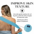 thumbnail image 4 of Toalla exfoliante Sima Brand de fibras hexagonales japonesas, 4 of 8