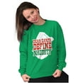 thumbnail image 4 of Funny Xmas Dear Santa Define Naughty Sweatshirt for Men or Women Brisco Brands S, 4 of 6