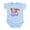 Sky Blue, variant on CafePress - Jelly Bean Girl Infant Bodysuit - Baby Light Bodysuit, Size Newborn - 24 Months