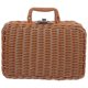 thumbnail image 2 of Retro Rattan Storage Organizer Box Handwoven Case Household Item Light Brown 35.00X24.00X12.00CM Tidy Organization 1Set, 2 of 4