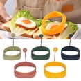 thumbnail image 4 of Poignée Anneaux d'Omelette, Poignée Anneaux de Friture d'Œuf Flexible Résistant à Haute Température 5 PCS Poignée Rotative pour la Maison, 4 of 8