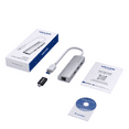thumbnail image 7 of WAVLINK 4-Port USB 3.0 Hub with Gigabit Ethernet Adapter, Aluminum Portable USB C Hub with RJ45 10/100/1000 Mbps Ethernet LAN Network Adapter for MacBook Pro/Air, iMac, Nintendo Switch and More, 7 of 7