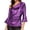 Purple., variant on Summer Blouse for Women,Casual T-Shirts,Solid Soft Satin Backless Cami Ice Silk Nightgown