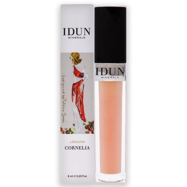 Brillo de labios IDUN Minerals 003 Cornelia para mujer, 6 ml