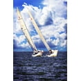 thumbnail image 2 of Hausenflock, Alan 17x24 White Modern Wood Framed Museum Art Print Titled - Side by Side, 2 of 4