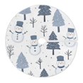 thumbnail image 6 of Yayeee Christmas Tree Skirt 35 inches for Xmas Tree Holiday Party Decoration, Cute Snowmen, 6 of 6