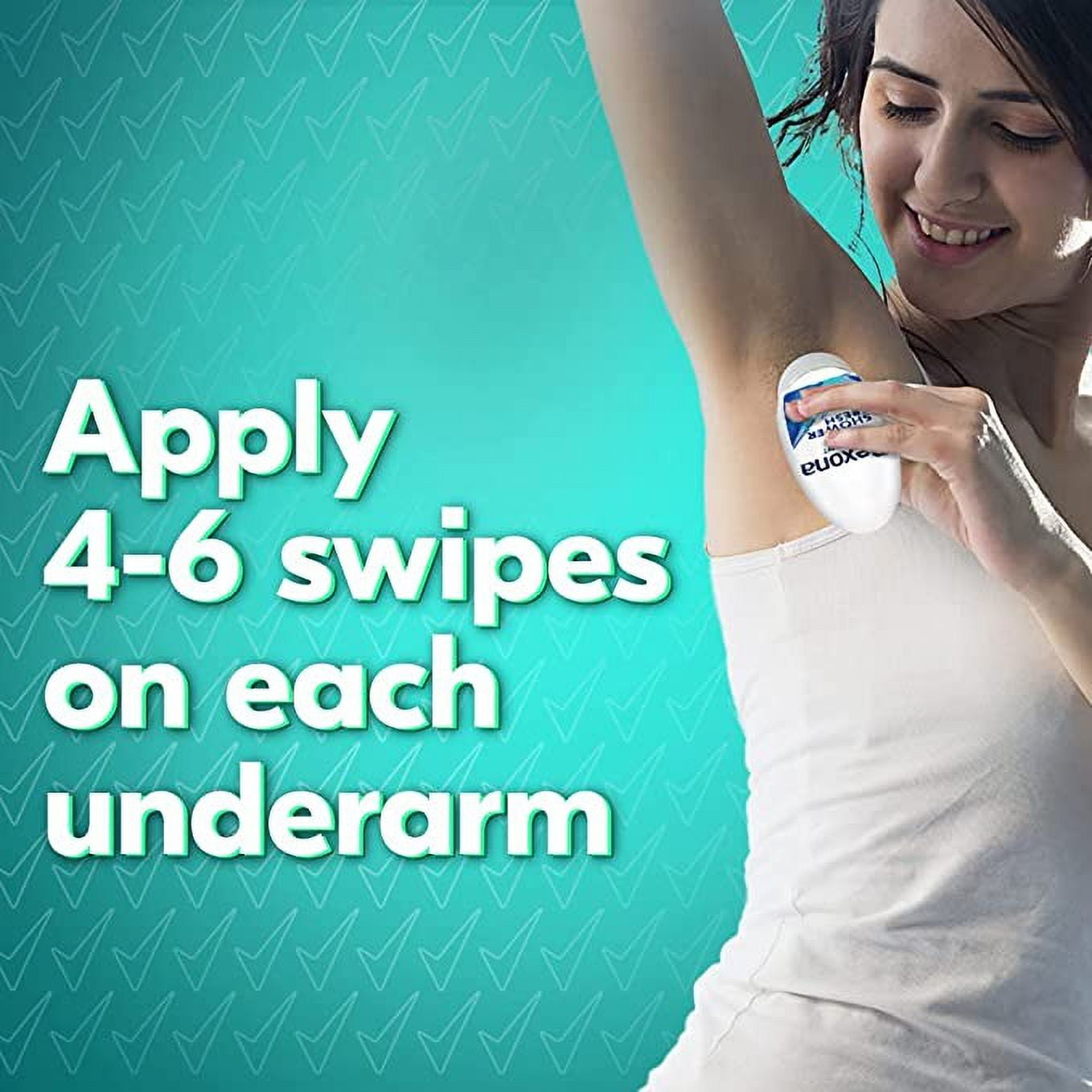 REXONA SHOWER CLEAN Deodorant For Women Roll On 45ml X 4 PCS