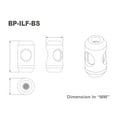 thumbnail image 5 of Bitspower G1/4" In-Line Filter, Black Sparkle, 5 of 5
