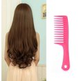 thumbnail image 3 of Bradem Hair Brush, Plastic Comb, Wet Haircut Hair Comb Hairdressing Plastic Detangler Handle Wide Tooth Comb, 3 of 3