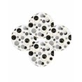 thumbnail image 7 of 13 Inch Round Placemats Set of 4, Black Polka Dots Non Slip Heat Insulation PP Table Mats, Modern Abstract Art Washable Place Mats for Kitchen Dining Party Table Decor, 7 of 7