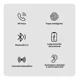 thumbnail image 2 of Audifonos Inalambricos In-ear Auriculare Microfono Bluetooth Color Blanco, 2 of 2