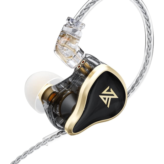 Auriculares KZ ZAS 7BA+1DD 16 Hybrid Drivers HiFi Bass Black