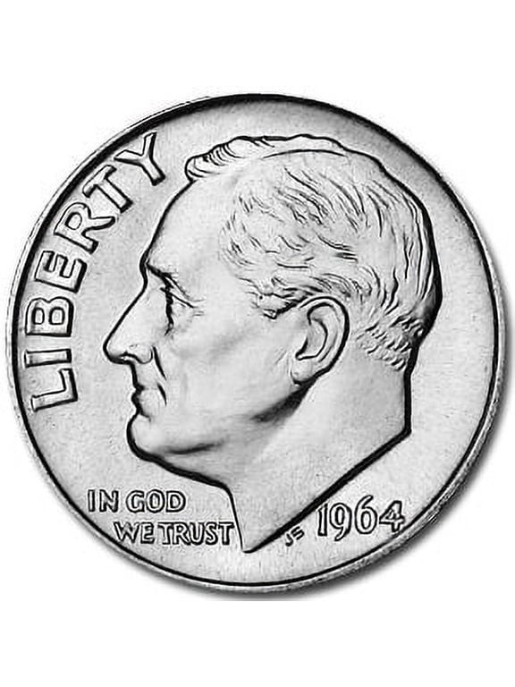 1964 Roosevelt Dime BU