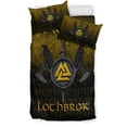 thumbnail image 4 of Juego de Cama Vikingo Ragnar Lothbrok Ragnar Lodbrok Guerrero Vikingo Versión Oro, 4 of 5