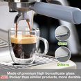 thumbnail image 4 of Juego de 2 tazas de café espresso con aislamiento de doble pared, 5,4 oz de vidrio para shots de café espresso, 4 of 7