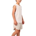 thumbnail image 6 of WRKEKC Kids Summer Outfits Printed Round Neck Short Sleeve T Shirt and Casual Shorts Sport Set for 0-9 Years, 6 of 8
