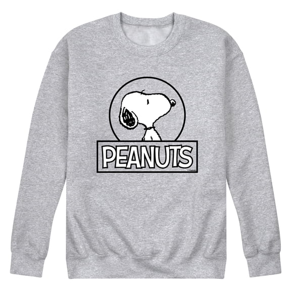 Peanuts - Snoopy Circle - Men's Crew Fleece Sweatshirt