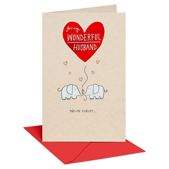 American Greetings Valentine's Day Card for Husband (Wonderful Husband)