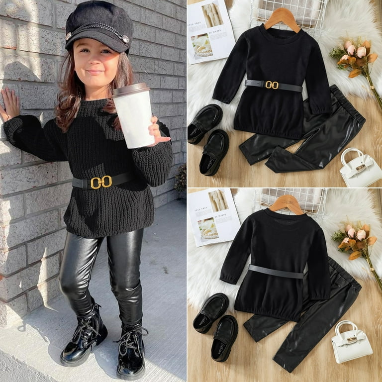 Leather shop baby leggings
