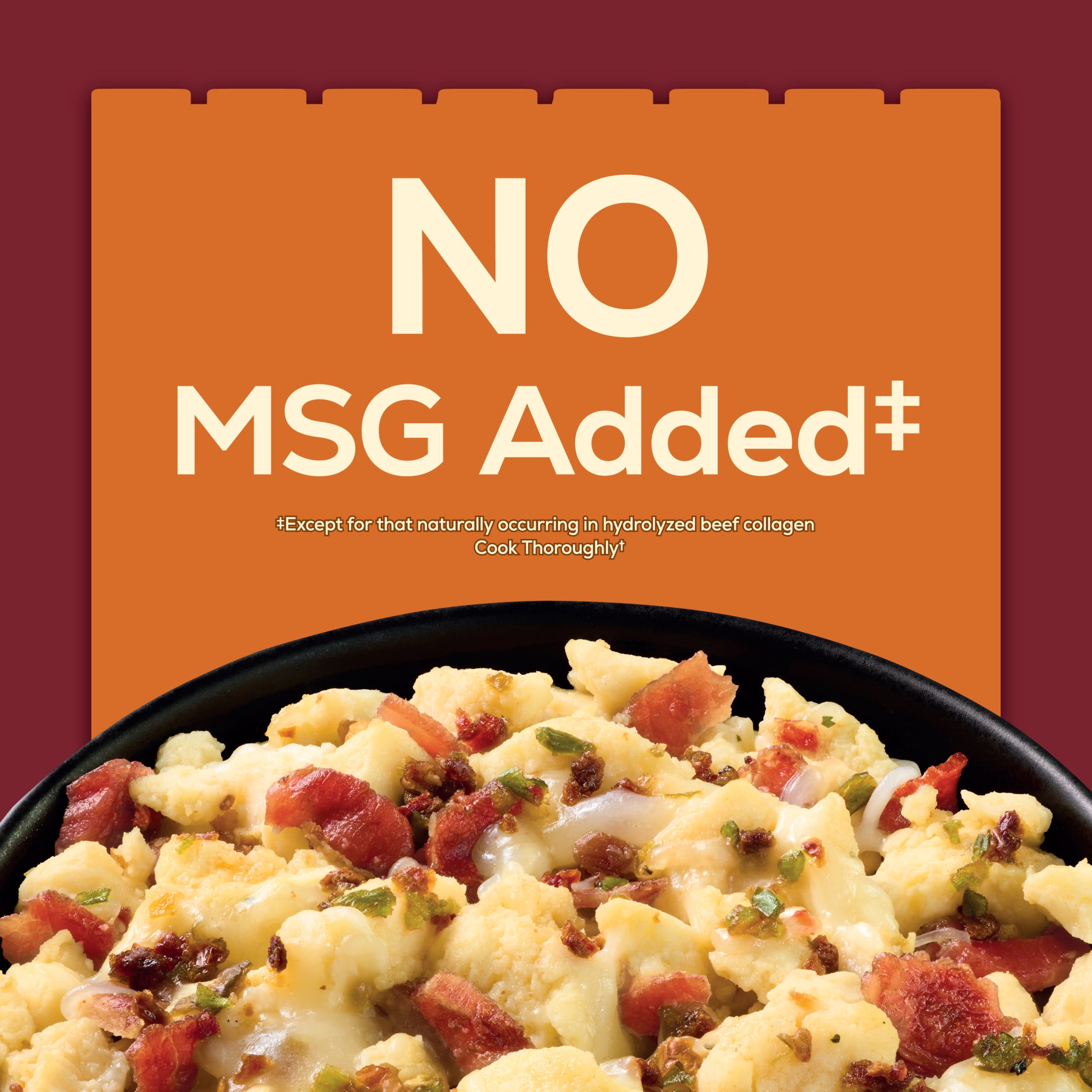 Jimmy Dean Protein Breakfast Bowl, Zesty Scrambled Egg, Monterey Jack & Bacon, Frozen, 7.25 oz