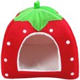 thumbnail image 1 of Hamster Warm Hideout Bunny Nest Small Pets Sleeping Bed Folding Hamster Nest Rabbit Hut, 1 of 9