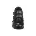 thumbnail image 4 of Josmo Toddler Boys’ Double Hook And Loop School Dress Shoes, Black  3, 4 of 5