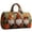A, variant on LNOGEUPG Quilted Fall Gnome Duffle Travel Bag, Vintage 3D Embossed Pumpkin Maple Leaf Large Capacity Weekender Overnight Carry Tote Bag for Autumn Halloween Trip Gym Storage