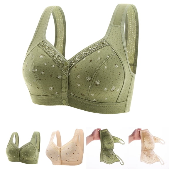 jiaxiM Jelly Bras for Women No Underwire Powerful Push Up Wireless Adjustable Strap Seamless Tshirt Bras Deep V-Neck Sports Bra Padded Bralettes for Seniors 2026