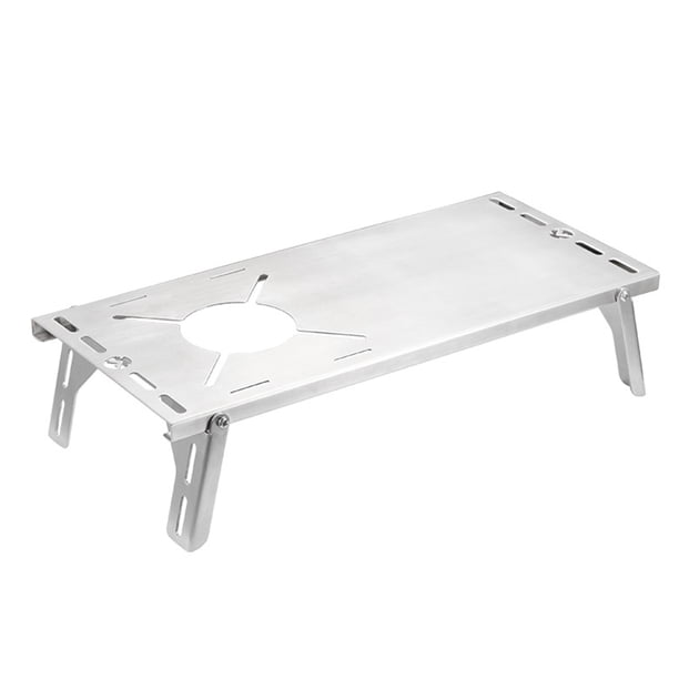 TFixol-mesa plegable para estufa, soporte portátil para estufa de Camping, soporte para